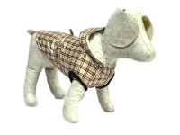 Жилет для собак  Шанс з капюшоном бежевий  міні 21х27 см