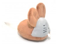 М'яка іграшка для котів і собак Мишка плюш коричнева 