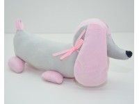 М'яка іграшка Такса для собак сіра М'яка іграшка Такса для собак сіра