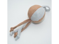 Іграшка для собак і котів М'ячик плюш коричневий 8 см Іграшка для собак і котів М'ячик плюш коричневий 8 см