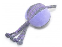 Іграшка для собак і котів М'ячик клітина бузковий 12 см 