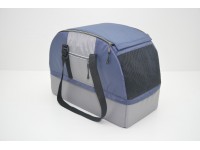 Сумка переноска лежак 2 в 1 для собак і котів  Гармонія синя 