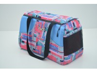 Сумка-тунель для перенесення котів і собак Акварель синя №0 200х420х250 мм Сумка-тунель для перенесення котів і собак Акварель синя №0 200х420х250 мм