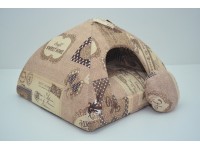 Хатка юрта для котів і собак  бязь №2 46х46х35 см 