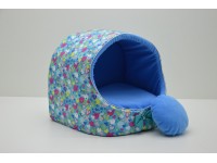 Будка для котів і собак Зірочка бірюзова №1 360х320х320 мм Будка для котів і собак Зірочка бірюзова №1 360х320х320 мм