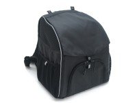 Рюкзак для перенесення котів і собак  Турист №0 16 х 26 х 30 см чорний 