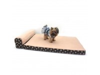 Матрац для собак і котів Глорія коричневий + бежевий №1 300х400х50+80 мм Матрац для собак і котів Глорія коричневий + бежевий №1 300х400х50+80 мм