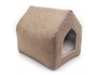 Хатка для собак і котів Айсберг коричневий №1 35х44х39 см Хатка для собак і котів Айсберг коричневий №1 35х44х39 см