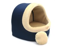 Будка для котів і собак  Хутро синя №1 360х320х320 мм