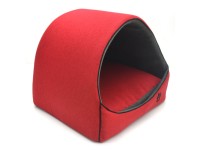 Будка для котів і собак Loft №2 42,5х37,5х37,5 см червоно-сіра Будка для котів і собак Loft №2 42,5х37,5х37,5 см червоно-сіра