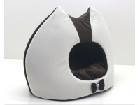 Будка для котів і собак Містик-котик №2 36х46х46 см коричнева Будка для котів і собак Містик-котик №2 36х46х46 см коричнева