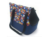 Сумка-переноска для котів і собак Лежебока №1 23х40х34 см синя Сумка-переноска для котів і собак Лежебока №1 23х40х34 см синя