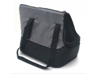 Сумка-переноска для котів і собак  Вояж №1 23х40х34 см сіра 