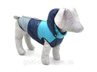 Жилет Тріо з капюшоном для собак синій міні 21х27 см Жилет Тріо з капюшоном для собак синій міні 21х27 см