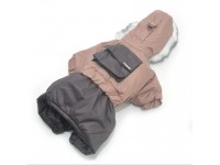 Комбінезон для собак Дует коричневий. міні 21х27 см