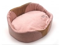 Лежак для собак і котів  Мystic рожевий №1 320х430х180 мм