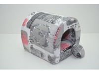 Будиночок тунель для гризунів бязь №0 25х30х25,5 см Будиночок тунель для гризунів бязь №0 25х30х25,5 см