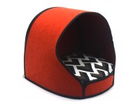 Будка для котів і собак Олімп №2 №2 42х37х37 см червона Будка для котів і собак Олімп №2 №2 42х37х37 см червона