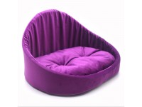 Лежак  для собак і котів Фараон фіолетовий №1 32х43х31 см