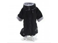 Комбінезон для собак Фліс чорний міні 21х27 см Комбінезон для собак Фліс чорний міні 21х27 см