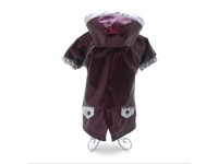 Плащ-дощовик для собак Мускат бордовий №0 25х40 см Плащ-дощовик для собак Мускат бордовий №0 25х40 см