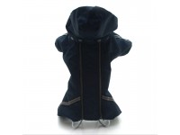 Дощовик для собак Вояж з капюшоном синій міні 21х32 см Дощовик для собак Вояж з капюшоном синій міні 21х32 см