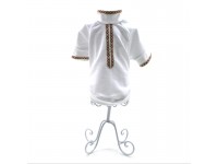 Сорочка Вишиванка для собак біла міні 21х27 см Сорочка Вишиванка для собак біла міні 21х27 см