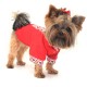 Сорочка Вишиванка для собак  червона міні 21х27 см