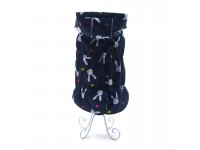 Жилет куртка для собак малих порід  Весна з капюшоном синій міні 21х38 см