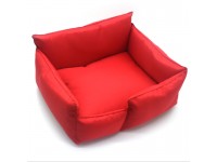 Лежак для собак Вояж прямокутний червоний №1 400х500х220 мм Лежак для собак Вояж прямокутний червоний №1 400х500х220 мм
