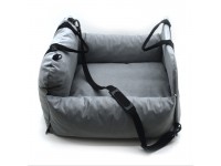 Автокрісло сумка-переноска лежак Бліц для котів та малих порід собак 50х60х42 см сіра Автокрісло сумка-переноска лежак Бліц для котів та малих порід собак 50х60х42 см сіра