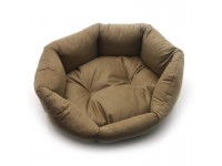 Лежак для собак та котів Боббі коричневий №1 40х50х18 см Лежак для собак та котів Боббі коричневий №1 40х50х18 см