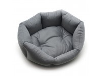Лежак для собак та котів  Боббі сірий №1 40х50х18 см
