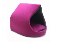 Будка для котів і малих порід собак  Магнус рожева №2 42х42х37 см 