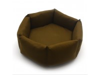 Лежак для малих собак та котів шестикутний Екко коричневий №1 43х15 см Лежак для малих собак та котів шестикутний Екко коричневий №1 43х15 см