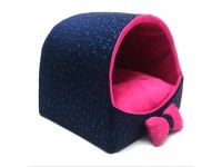 Будка для котів та собак Марсель синя №1 360х320х320 мм Будка для котів та собак Марсель синя №1 360х320х320 мм