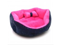 Лежанка для собак та кішок  Марсель синій №1 40х50х18 см