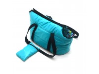 Сумка переноска  Малюк для котів та малих порід собак №0 22х33х26 см бірюза 