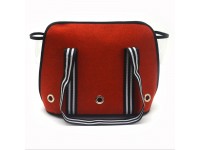 Сумка переноска  для малих порід собак та котів Олімп №1 23х43х34 см червона 