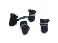 Черевички для собак та котів Фліс чорні міні 3х4х7,5 см Черевички для собак та котів Фліс чорні міні 3х4х7,5 см