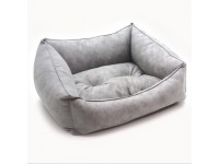 Лежак для котів і собак  Челсі сірий №1 30х40х18 см