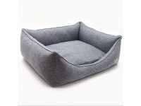 Лежак для собак Джерсі сірий №1 400х500х220 мм Лежак для собак Джерсі сірий №1 400х500х220 мм