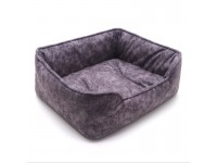Лежак для собак та котів  Форест двосторонній сірий №2 50х65х21 см