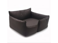 Лежак для собак  Вояж прямокутний коричневий №1 400х500х220 мм