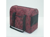 Сумка тунель для собак та котів Зустріч бордо міні 18х28х23 см Сумка тунель для собак та котів Зустріч бордо міні 18х28х23 см