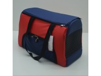 Сумка тунель для собак та котів  Ідея червона №1 21х47х30 см 