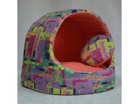 Будка для котів і собак Орхідея рожева №2 425х375х375 Будка для котів і собак Орхідея рожева №2 425х375х375