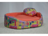 Лежак для котів і собак Орхідея рожевий №1 320х430х125 Лежак для котів і собак Орхідея рожевий №1 320х430х125