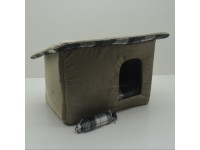 Хатка для собак та котів  Затишок клітинка 30х50х38 см 